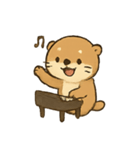 カワウソピアニスト メロディのまいにち（個別スタンプ：16）