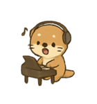 カワウソピアニスト メロディのまいにち（個別スタンプ：17）