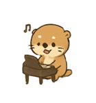 カワウソピアニスト メロディのまいにち（個別スタンプ：18）