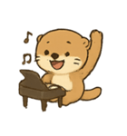 カワウソピアニスト メロディのまいにち（個別スタンプ：20）