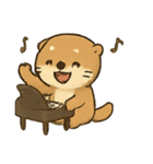 カワウソピアニスト メロディのまいにち（個別スタンプ：21）