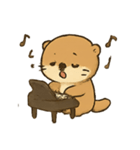 カワウソピアニスト メロディのまいにち（個別スタンプ：22）