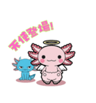 ウーパくん ささやき天使と悪魔（個別スタンプ：1）