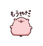 不憫なぶた（個別スタンプ：6）