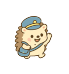 ハリネズミ郵便やさん しあわせポスト（個別スタンプ：3）