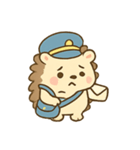 ハリネズミ郵便やさん しあわせポスト（個別スタンプ：4）