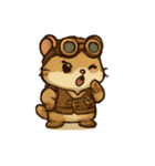 スチームパンクはむ てづくりパレード（個別スタンプ：4）