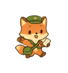 きつね郵便屋 森の配達日和（個別スタンプ：1）