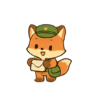 きつね郵便屋 森の配達日和（個別スタンプ：12）