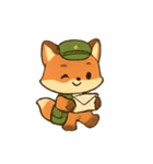 きつね郵便屋 森の配達日和（個別スタンプ：13）