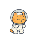 宇宙ねこ オレンジタビーの冒険（個別スタンプ：7）