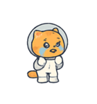 宇宙ねこ オレンジタビーの冒険（個別スタンプ：16）