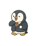 通勤ペンギン のんびり出勤日記（個別スタンプ：2）