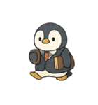 通勤ペンギン のんびり出勤日記（個別スタンプ：5）