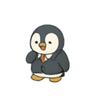 通勤ペンギン のんびり出勤日記（個別スタンプ：6）