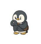 通勤ペンギン のんびり出勤日記（個別スタンプ：11）
