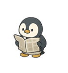 通勤ペンギン のんびり出勤日記（個別スタンプ：13）