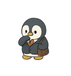 通勤ペンギン のんびり出勤日記（個別スタンプ：14）