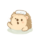 温泉ハリネズミ ほっこり日和（個別スタンプ：2）