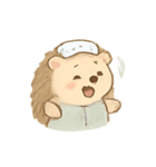 温泉ハリネズミ ほっこり日和（個別スタンプ：6）