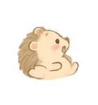 温泉ハリネズミ ほっこり日和（個別スタンプ：12）