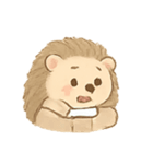 温泉ハリネズミ ほっこり日和（個別スタンプ：16）