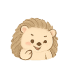 温泉ハリネズミ ほっこり日和（個別スタンプ：17）