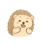 温泉ハリネズミ ほっこり日和（個別スタンプ：20）