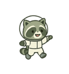 たぬき宇宙飛行士 まいにちミッション（個別スタンプ：4）