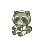 たぬき宇宙飛行士 まいにちミッション（個別スタンプ：9）