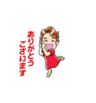 動くおねーさん（個別スタンプ：5）