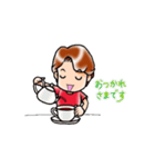動くおねーさん（個別スタンプ：6）