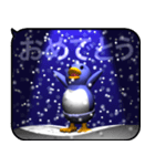 雪とペンギン2（ポップアップ）（個別スタンプ：16）