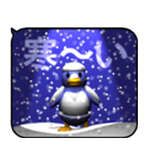 雪とペンギン2（ポップアップ）（個別スタンプ：23）