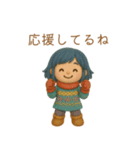 やさしく元気をくれる女の子スタンプ（個別スタンプ：8）