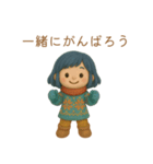やさしく元気をくれる女の子スタンプ（個別スタンプ：10）