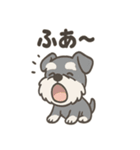 冬のほっこりシュナウザー（個別スタンプ：26）