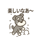 冬のほっこりシュナウザー（個別スタンプ：30）
