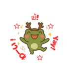 毎日使える！カエル君のクリスマススタンプ（個別スタンプ：11）