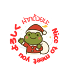 毎日使える！カエル君のクリスマススタンプ（個別スタンプ：12）