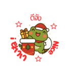 毎日使える！カエル君のクリスマススタンプ（個別スタンプ：28）