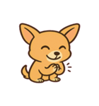 ちびチワワのドヤかわ日記@SFW（個別スタンプ：10）