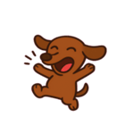 しっぽふりふりダックスくん@SFW（個別スタンプ：4）