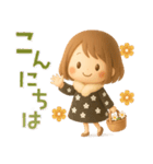 ずっと使える♡miniボブガール（個別スタンプ：3）
