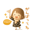 ずっと使える♡miniボブガール（個別スタンプ：27）