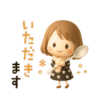 ずっと使える♡miniボブガール（個別スタンプ：28）