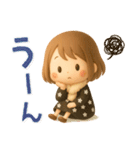 ずっと使える♡miniボブガール（個別スタンプ：34）