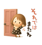 ずっと使える♡miniボブガール（個別スタンプ：40）