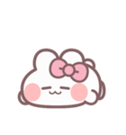 秋を生きるうしゃぎ！！ ピンク（個別スタンプ：18）