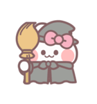 秋を生きるうしゃぎ！！ ピンク（個別スタンプ：37）